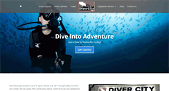 Desktop Screenshot of divercityscuba.com